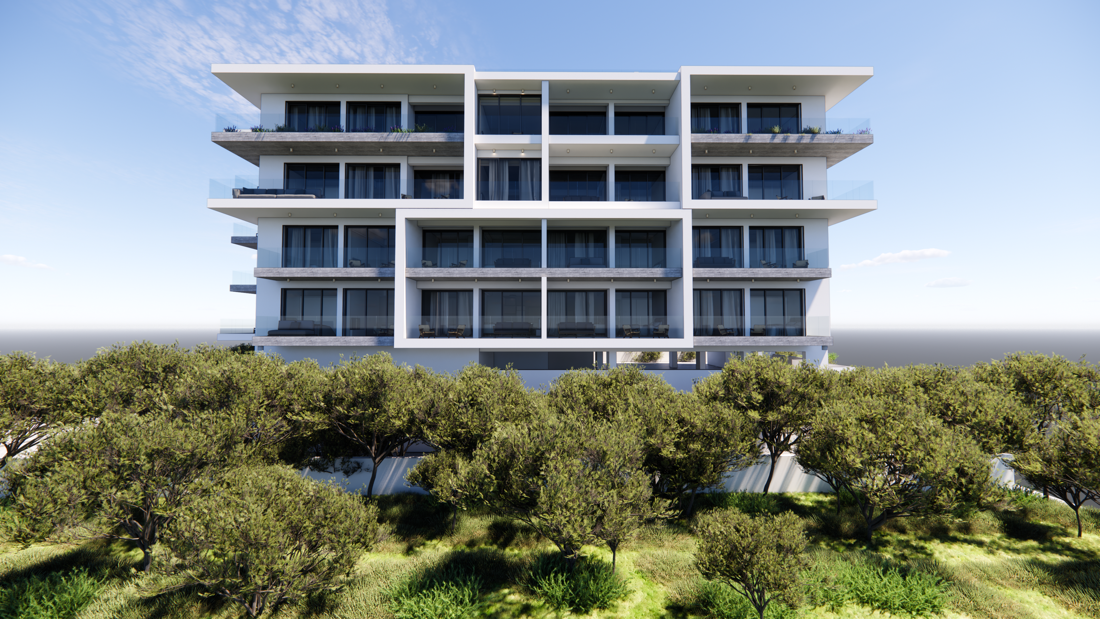 Kings Seaview Tower project architectural illustration